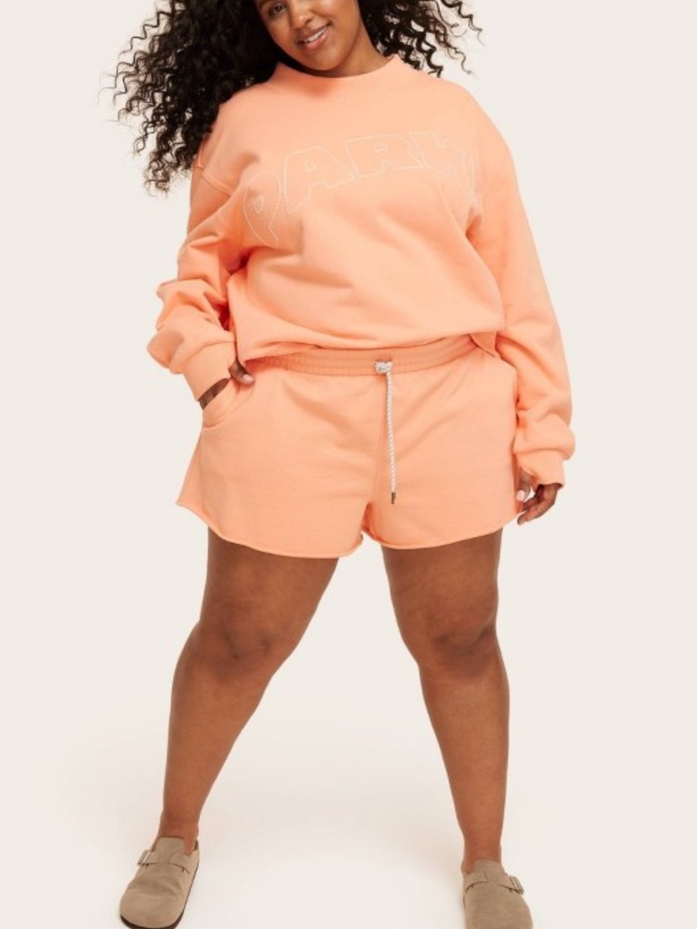 Parke x Target drawstring shorts
